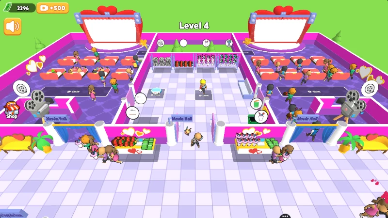 Couple cinema at level 4